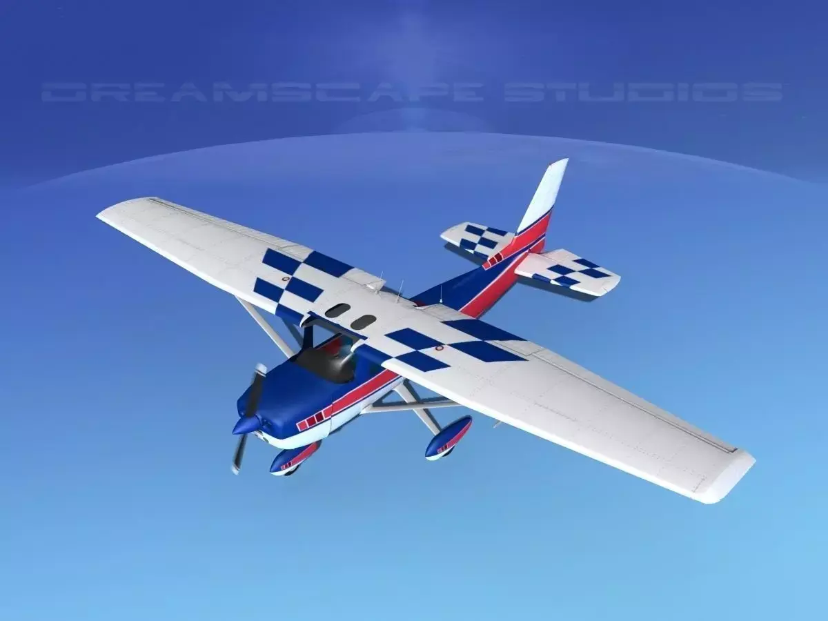 Cessna 150 Aerobat V03 3D model