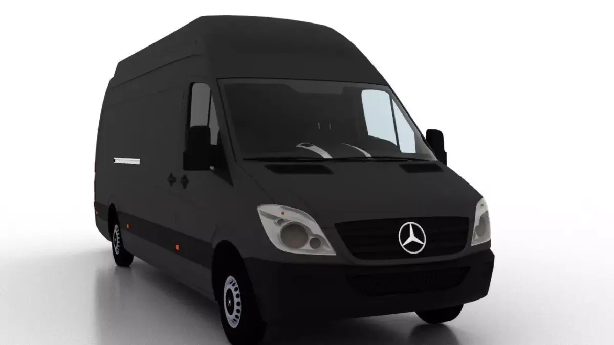 Mercedes Benz Sprinter L3H3 2009 Cargo EU 3D model