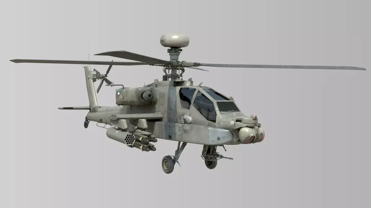 Ah64 Longbow Apache helicopter 3D model