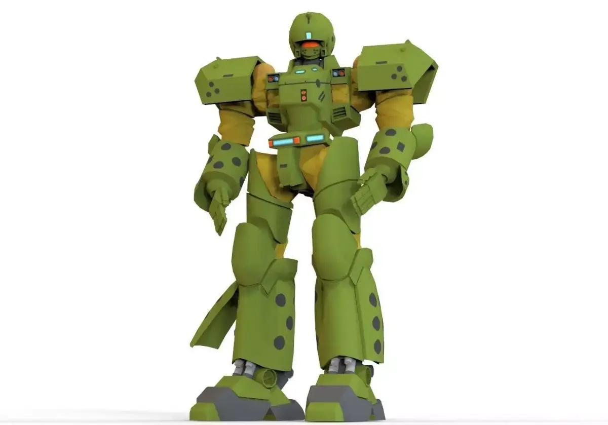 Patlabor Helldiver Low-poly 3D model