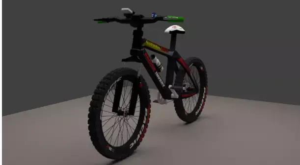 RIGGED-CYCLE BLENDER 3D model