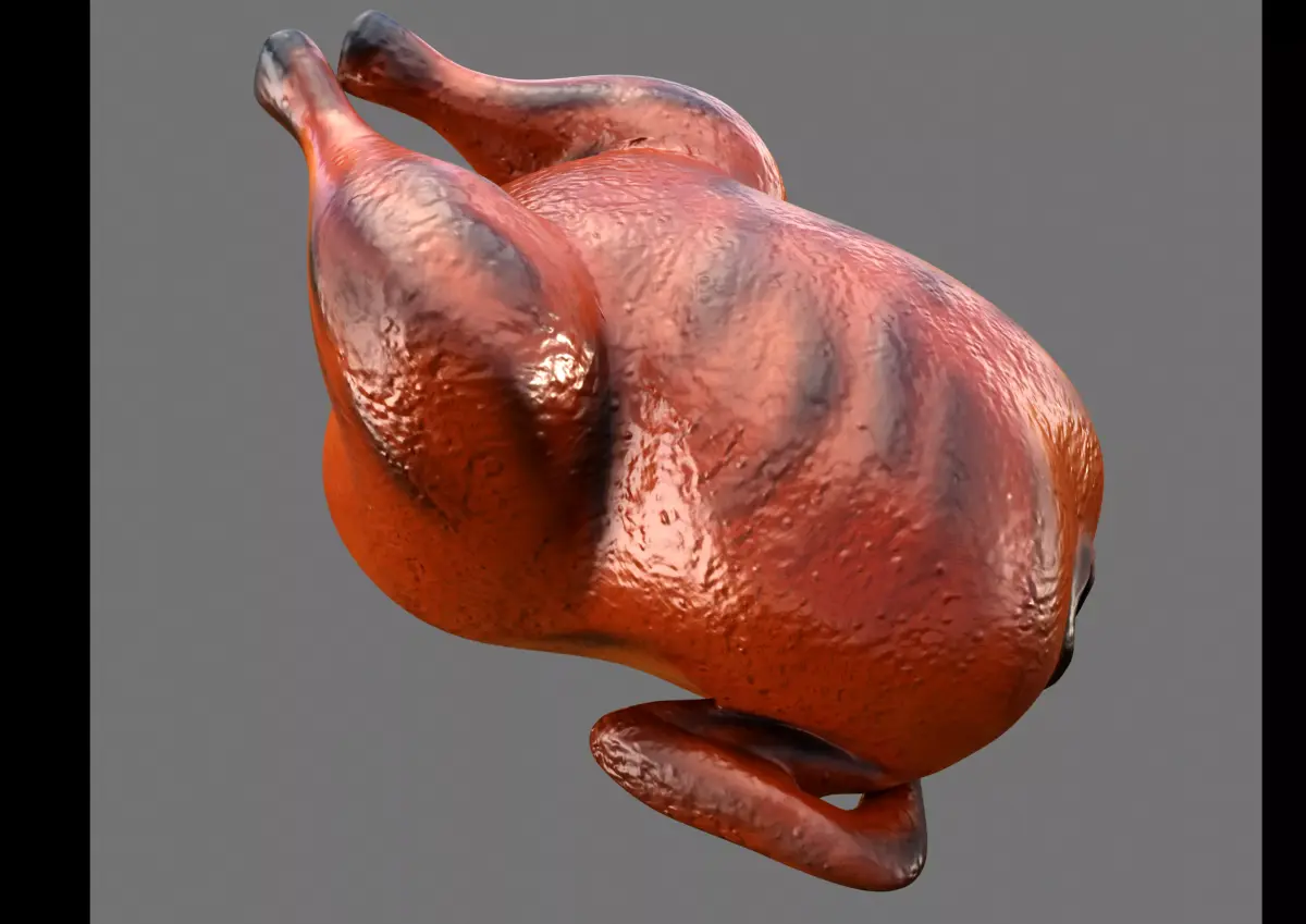 chicken Low-poly 3D model