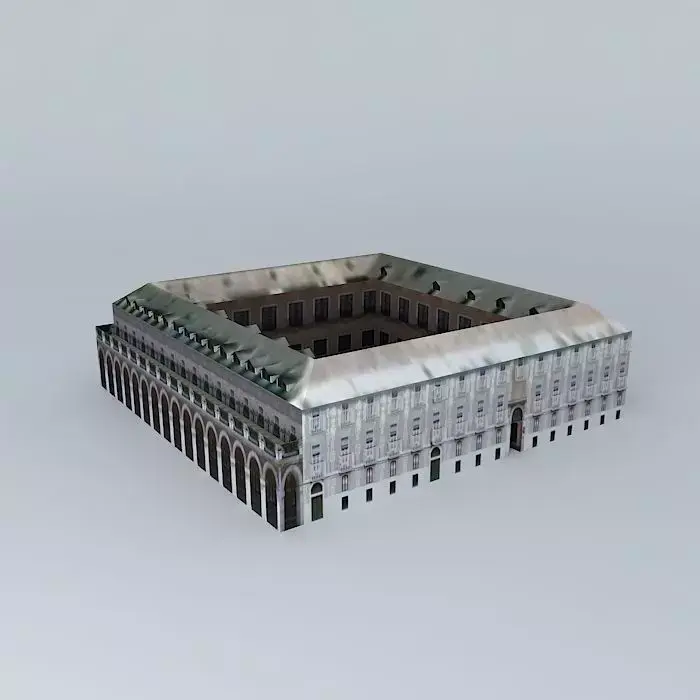 Palace in Aranjuez 3 3D model