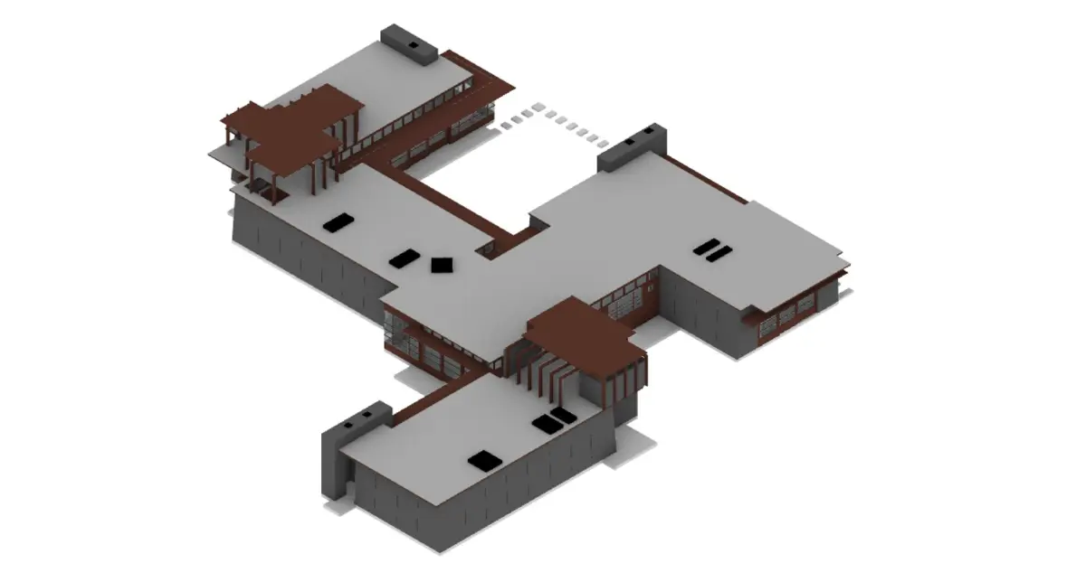 RM Schindler_Mak Center 3D model