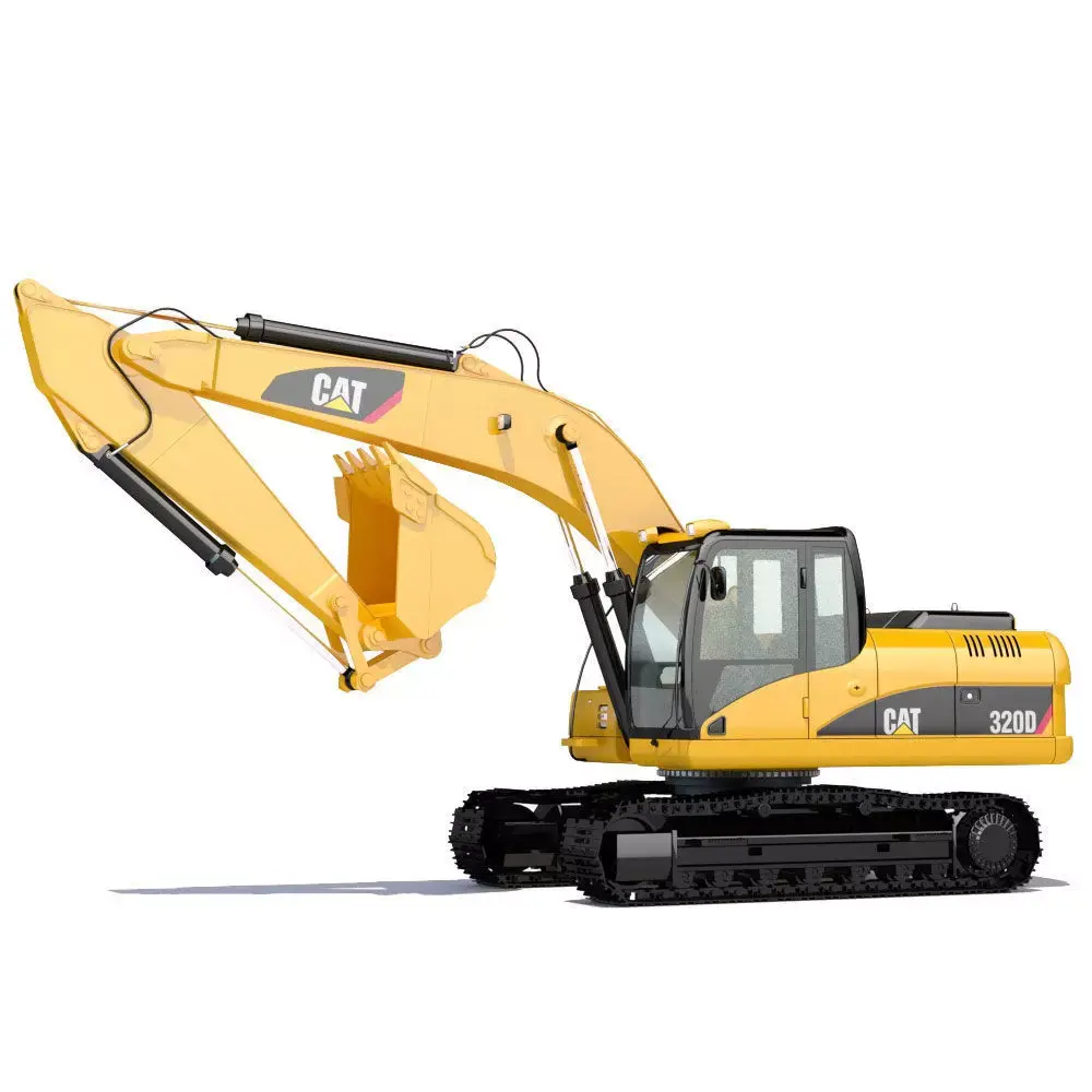 Tracked Excavator Cat 320D 3D model