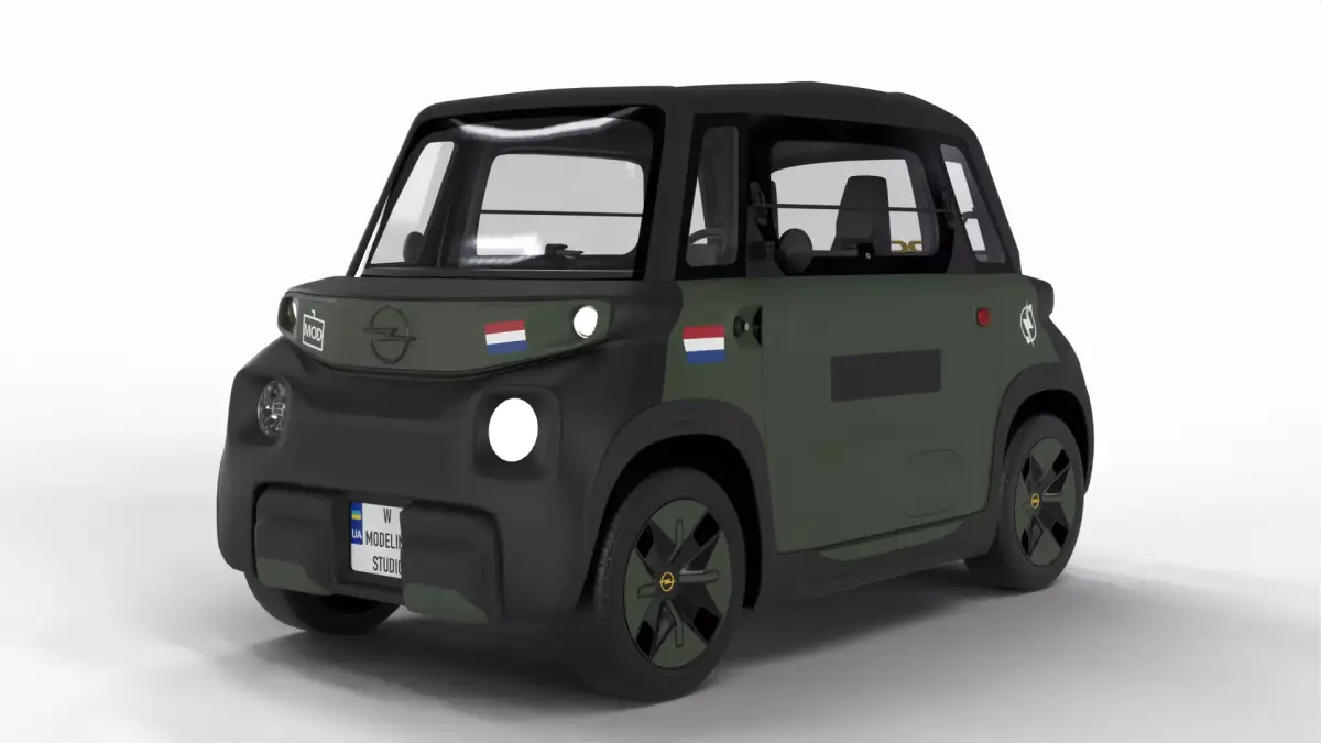 Opel Rocks-e 2020 Dutch Army 3D model