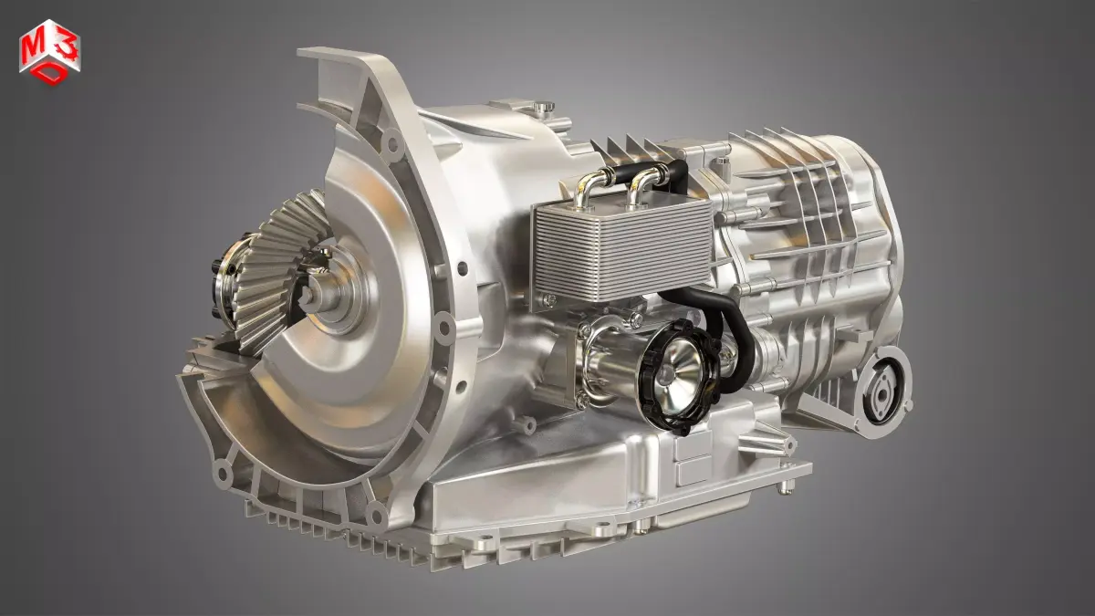 PDK Transmission Cutaway  3D model