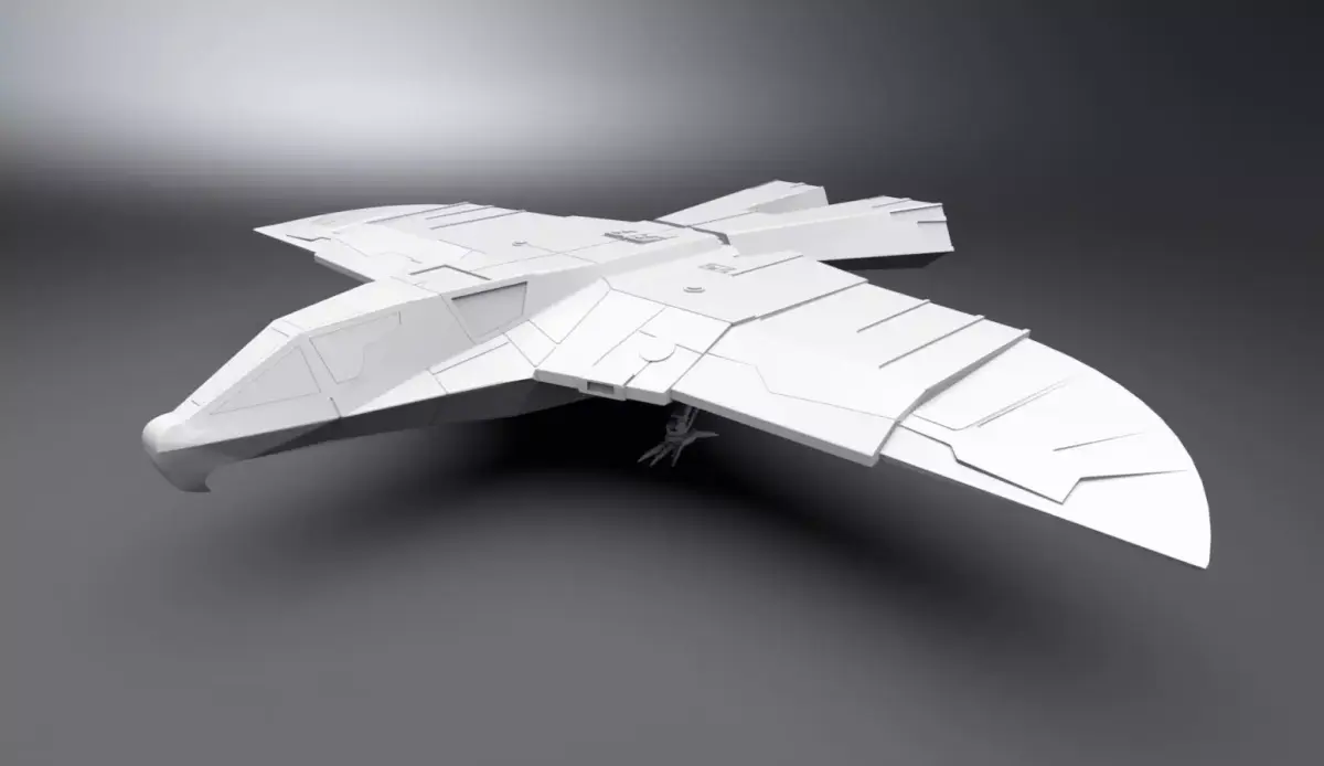 Hawks Fighter Scale model 3D print model