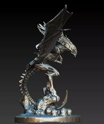 Flying queen alien xenomorph 3D model