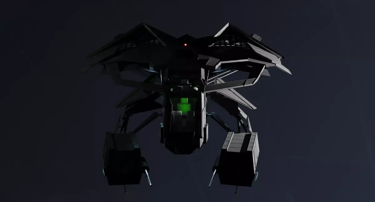 The Bat - Batman The Dark Knight Rises Low-poly 3D model