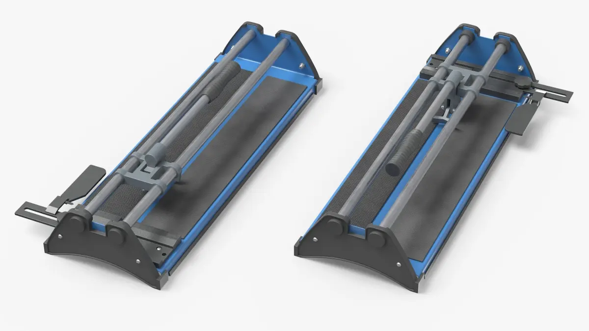 Manual Tile Cutter Blue 3D model
