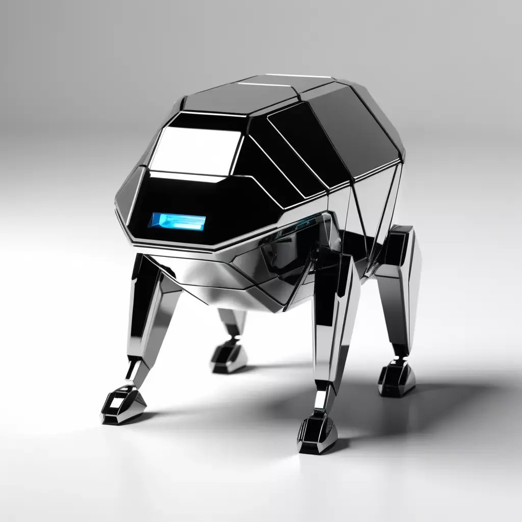 SciFi Quadruped Robot Walker 3D model