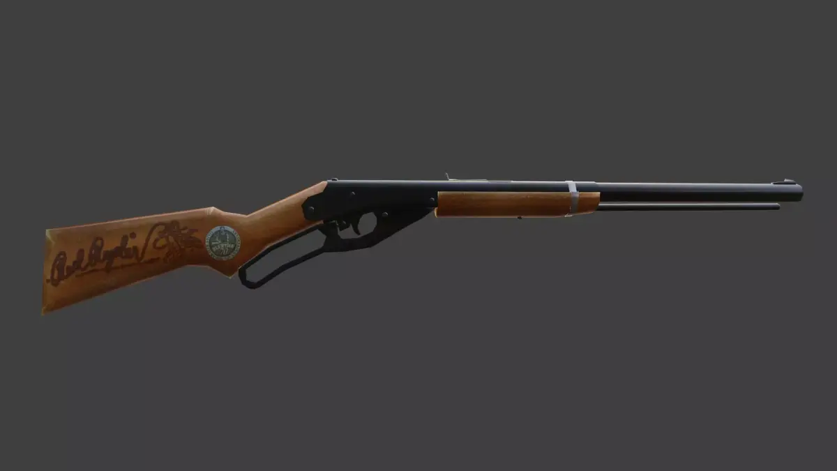 Red Ryder BB Gun Low-poly 3D model