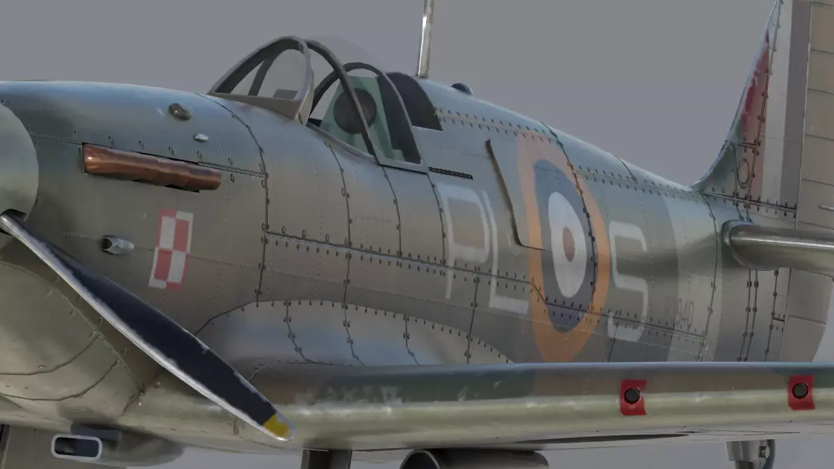 Supermarine Spitfire 3D model shop