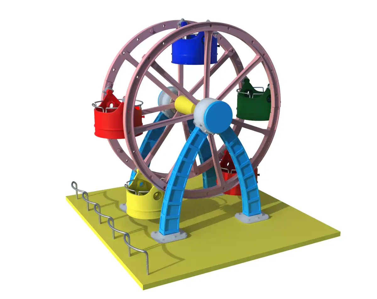 carousel cartoon  3D model