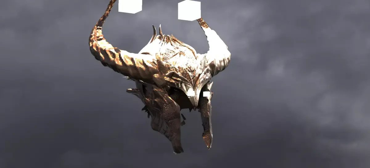 Devine Viking Angel Helmet 3D model