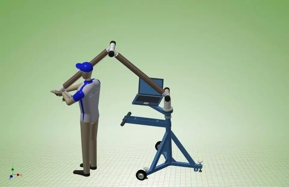 Faro-Arm CMM Mobile Stand Free 3D model