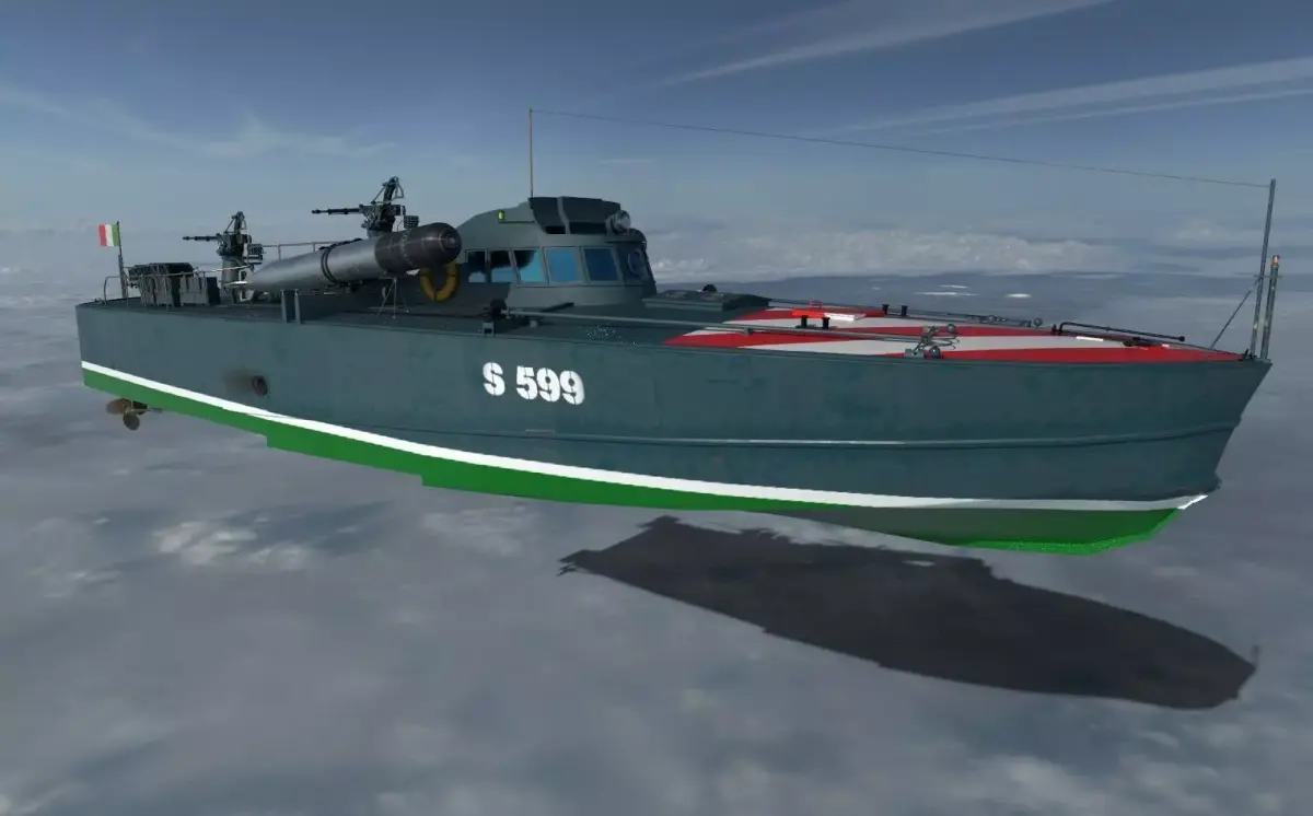 MAS - Italiano torpedo boat 3D model