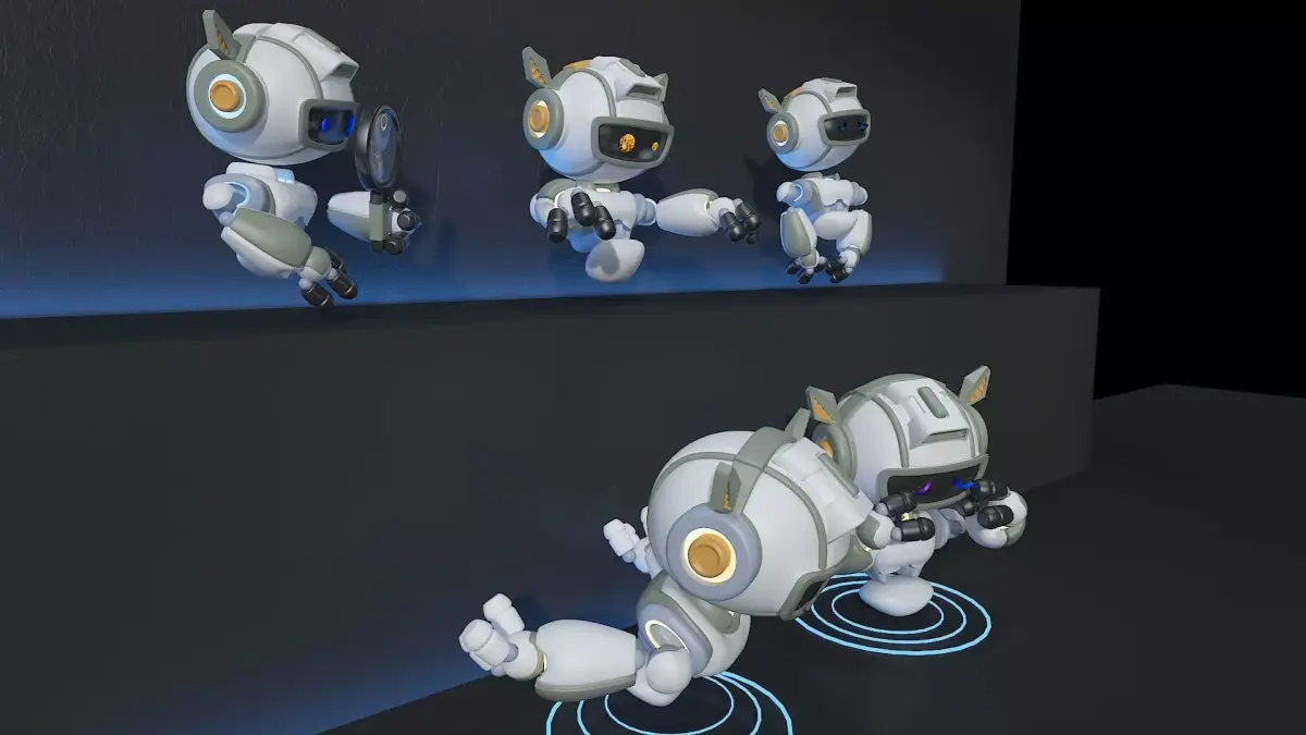 Robot 3D model 2