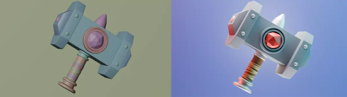 Marteau Free low-poly 3D model