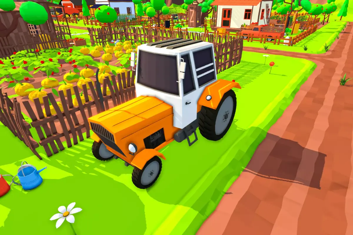 Low poly farm simulator apk Low-poly 3D model