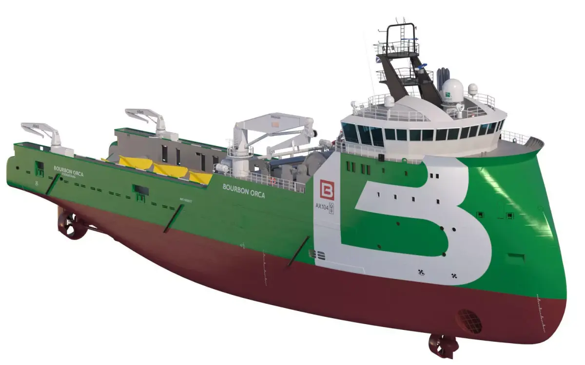Anchor Handling Tug Supply Vessel BOURBON ORCA 3D model