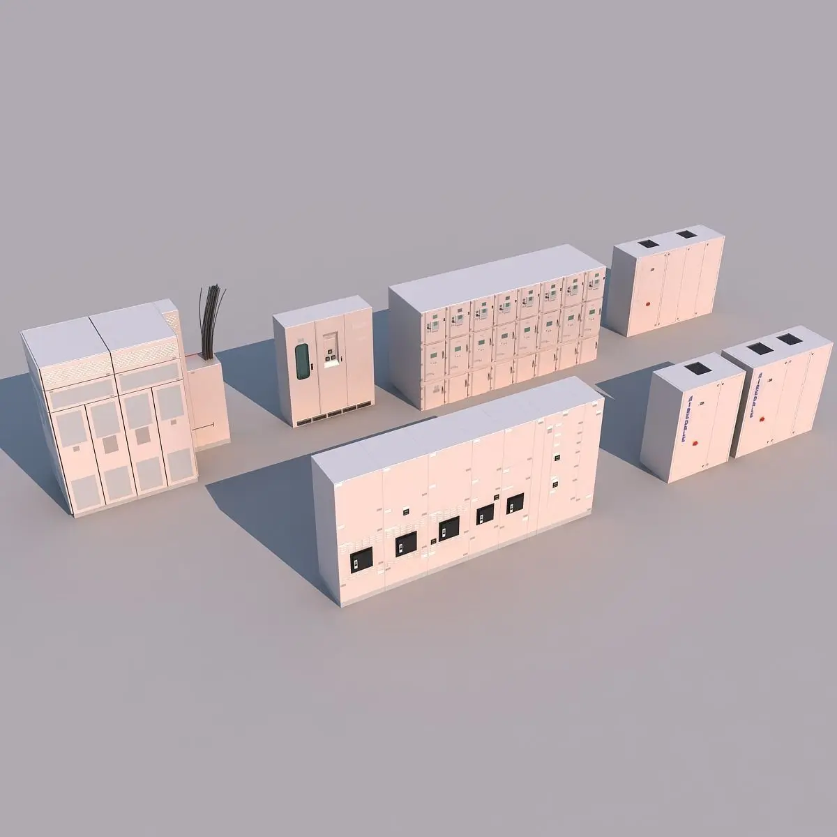 Equipment cabinet 3D model