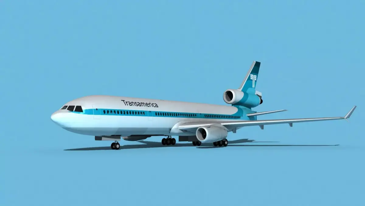 McDonnell Douglas MD-11 Transamerica 3D model