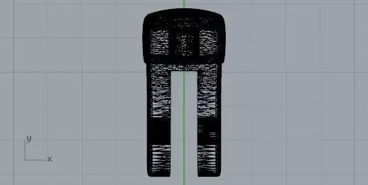 orecchini pencil Free 3D model