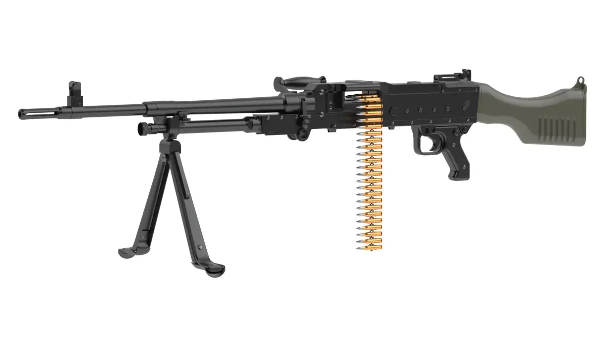 FN MAG Free low-poly 3D model