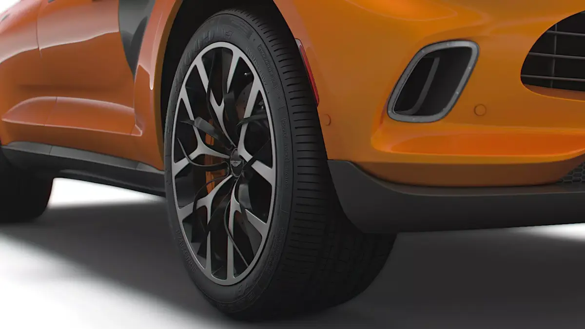 Aston Martin DBX North America 2021 wheel 3D model