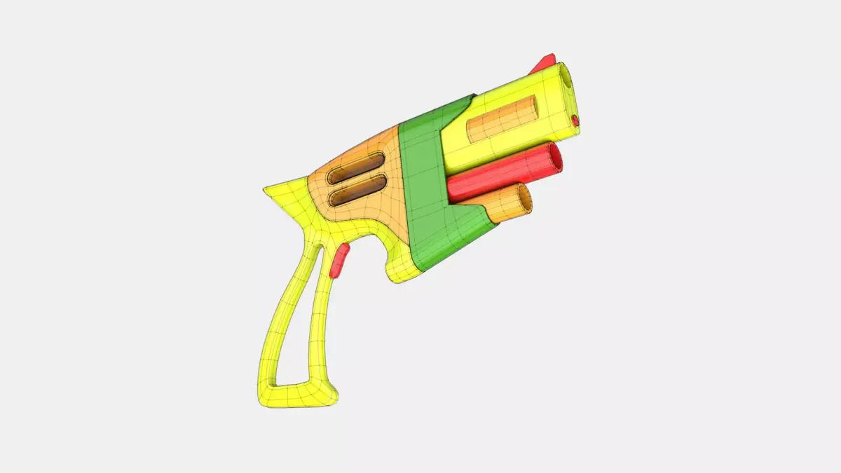 Toy Gun 3 3D model