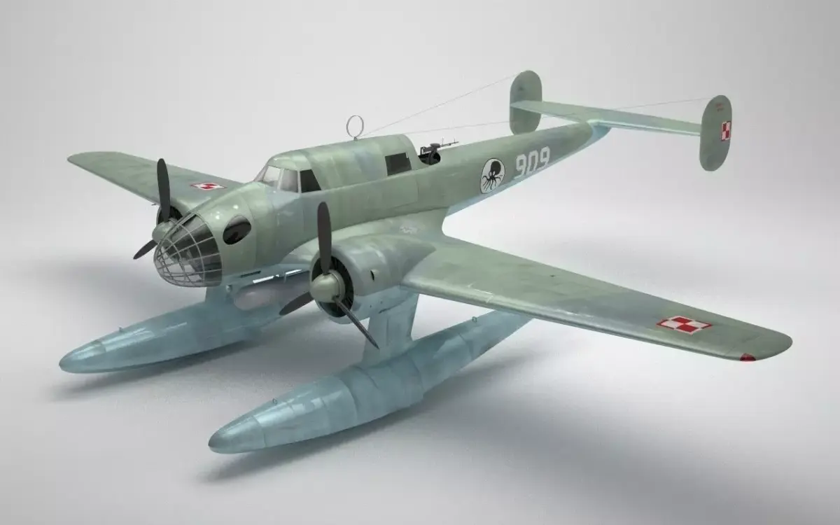 RWD-22 torpedo bomber 3D model
