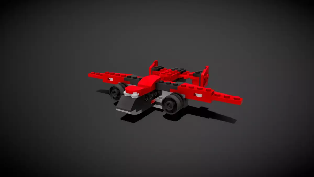 Lego Plane 3D model