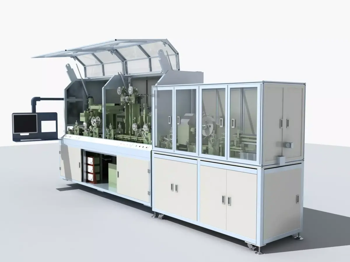 Industrial Equipment 16-Automatic Cut  Detection Production Line 3D model