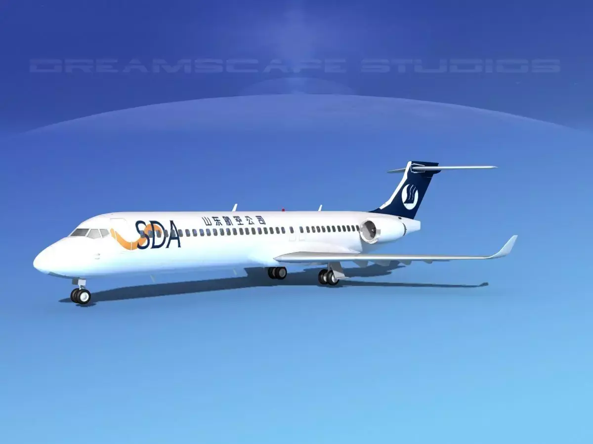 Comac ARJ21-700 Shandong Airlines 3D model