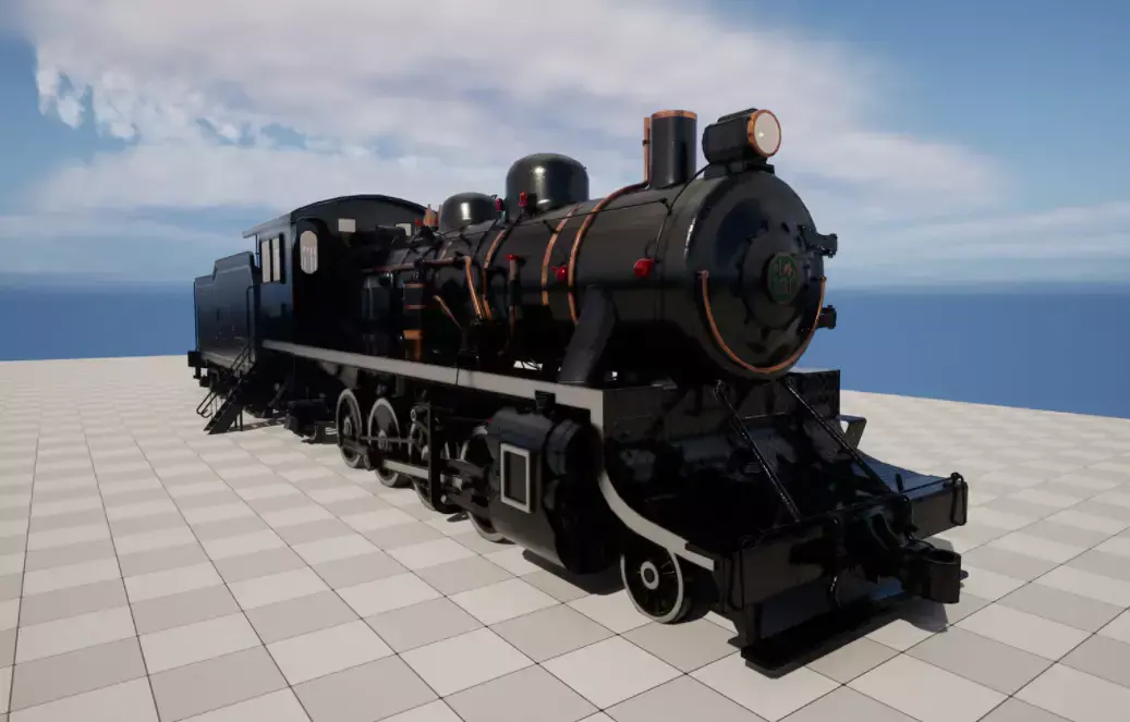 Train 3D model 3