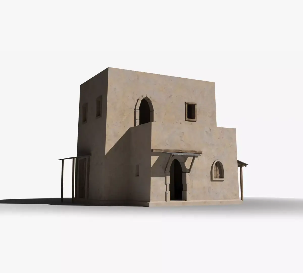 Arab x39 Low-poly 3D model