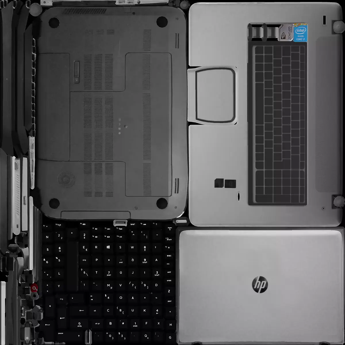 HP Laptop com Free 3D model