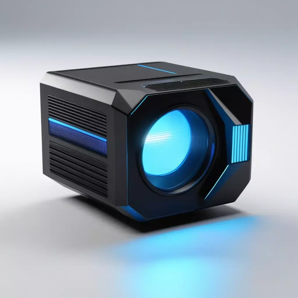 Futuristic SciFi Projector Light 3D model