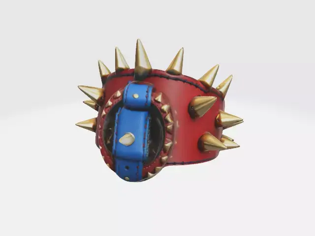Dog Bracelet Low-poly 3D model