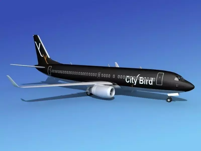 Boeing 737-800 City Bird 3D model