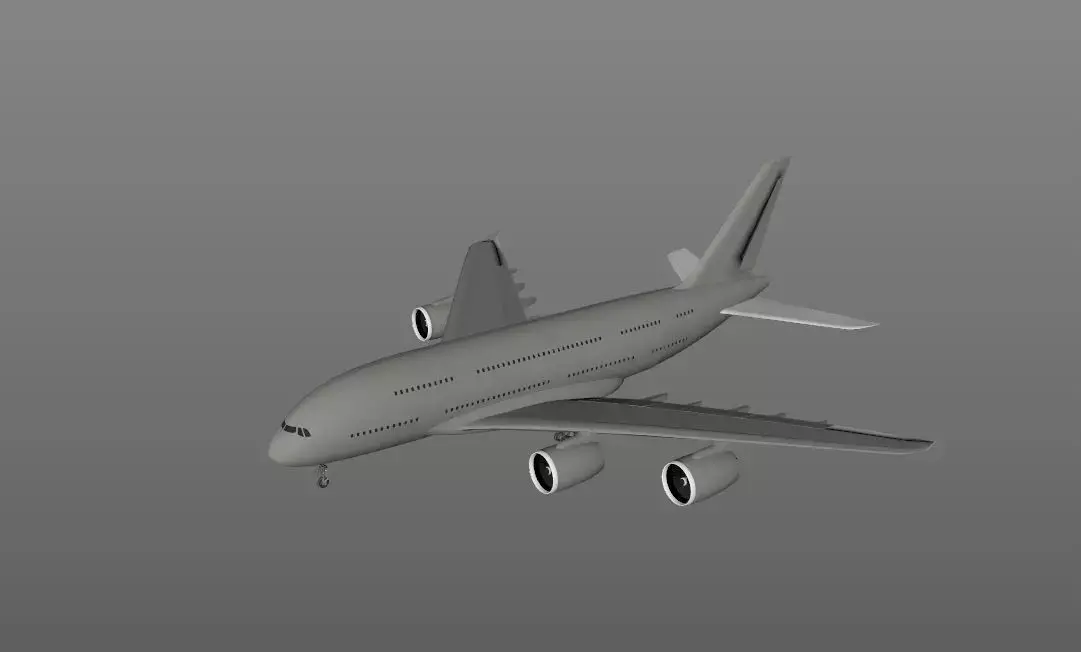 Airbus A380 - 3D model 3D print model