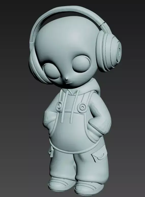 ET ALIEN sci-fi 3D model