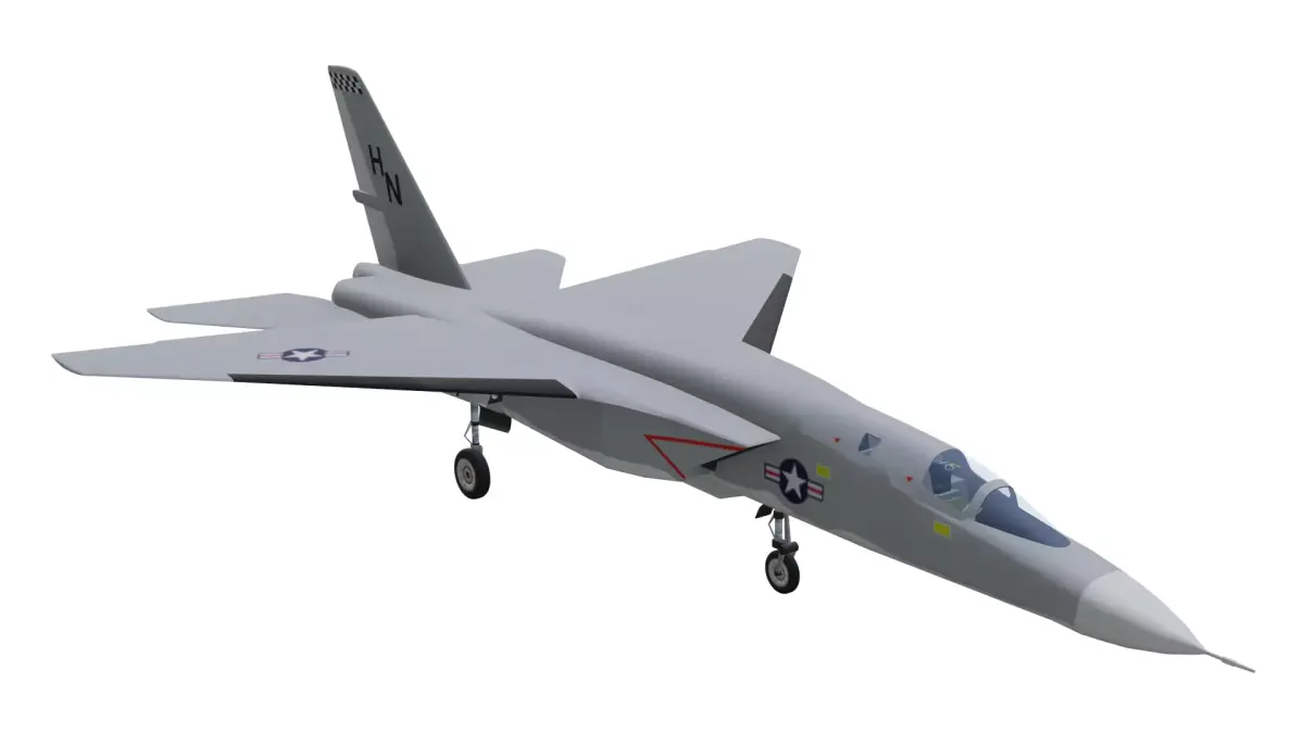 North American A-5 Vigilante Low-poly 3D model purchase