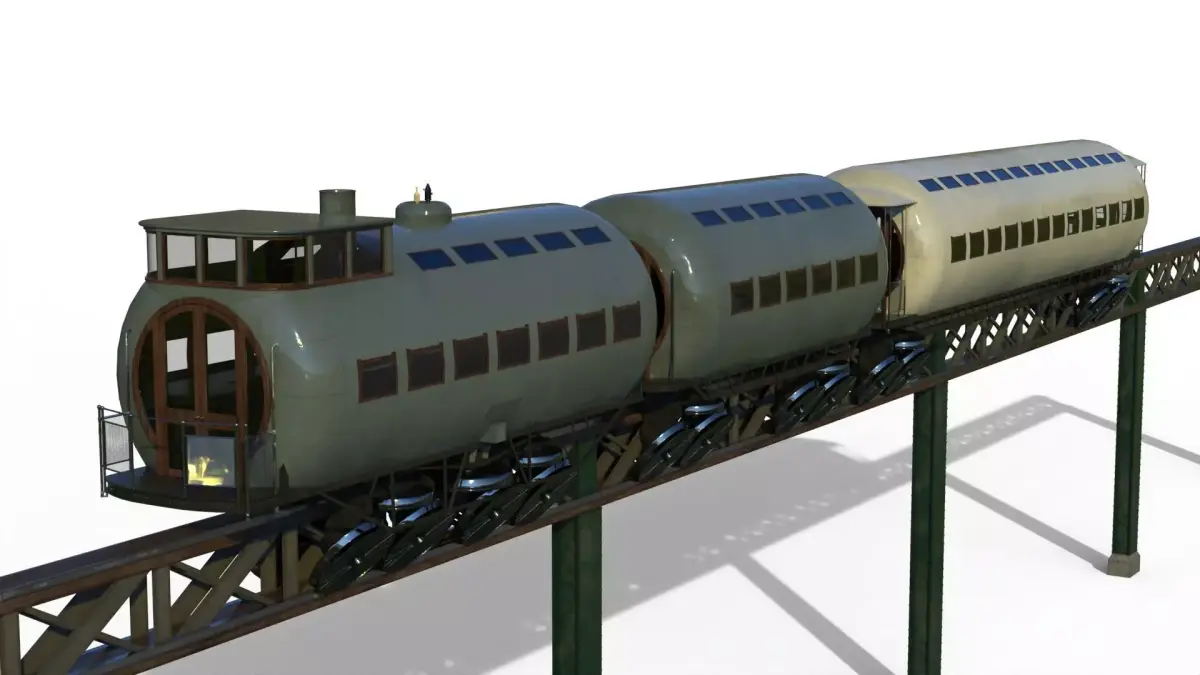 Meigs Elevated Railway 3D model
