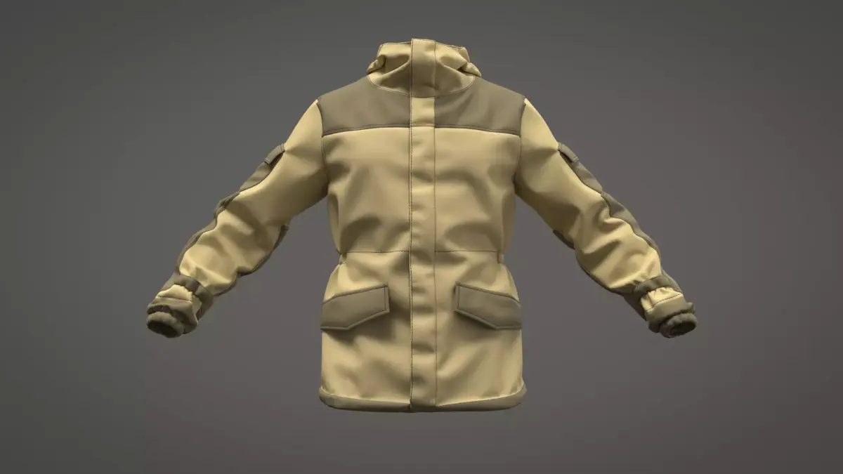 Military Jacket Gorka - Marvelous Designer 3D model