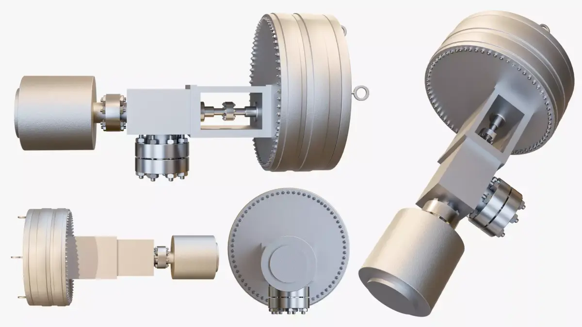 Rotary Mechanical Control Valve 3D model