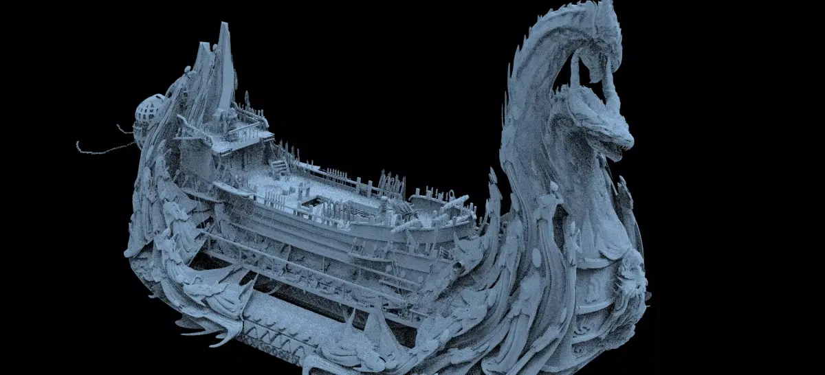 Kharon the Ferryman Ship 2 3D model