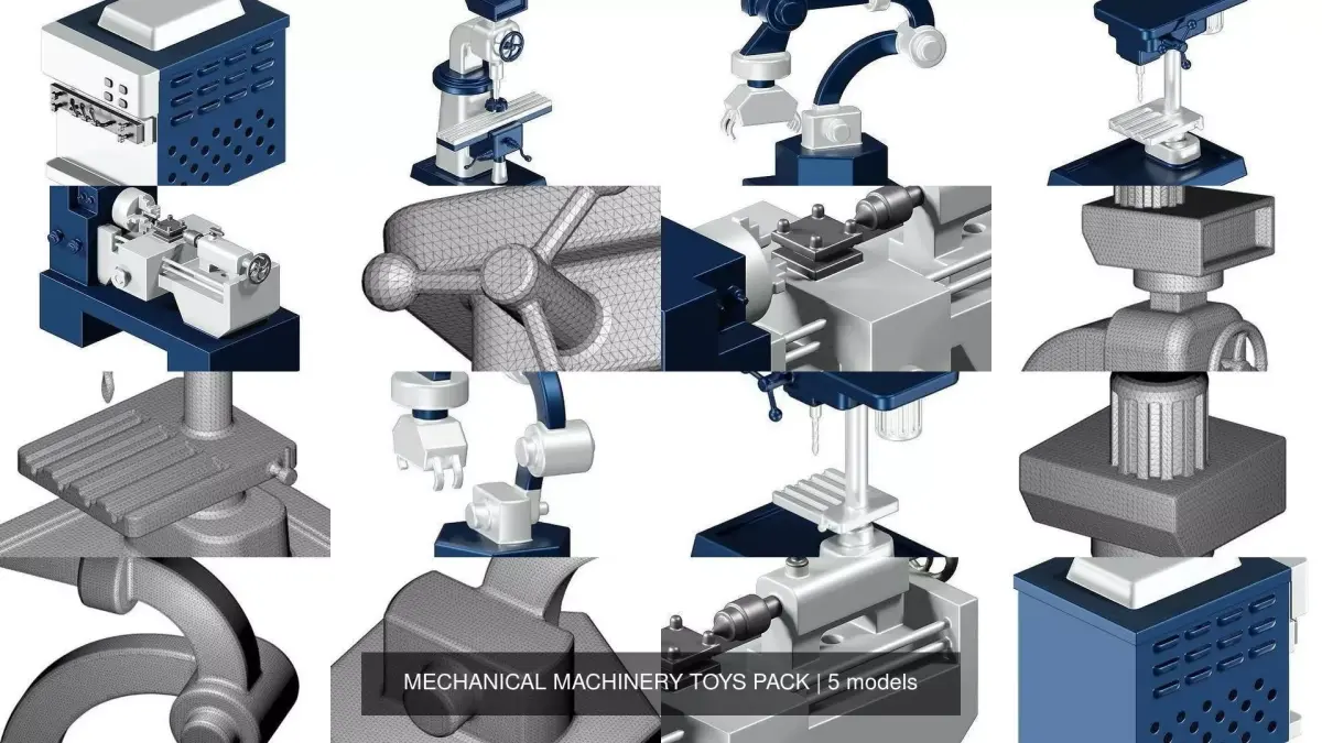 MECHANICAL MACHINERY TOYS PACK